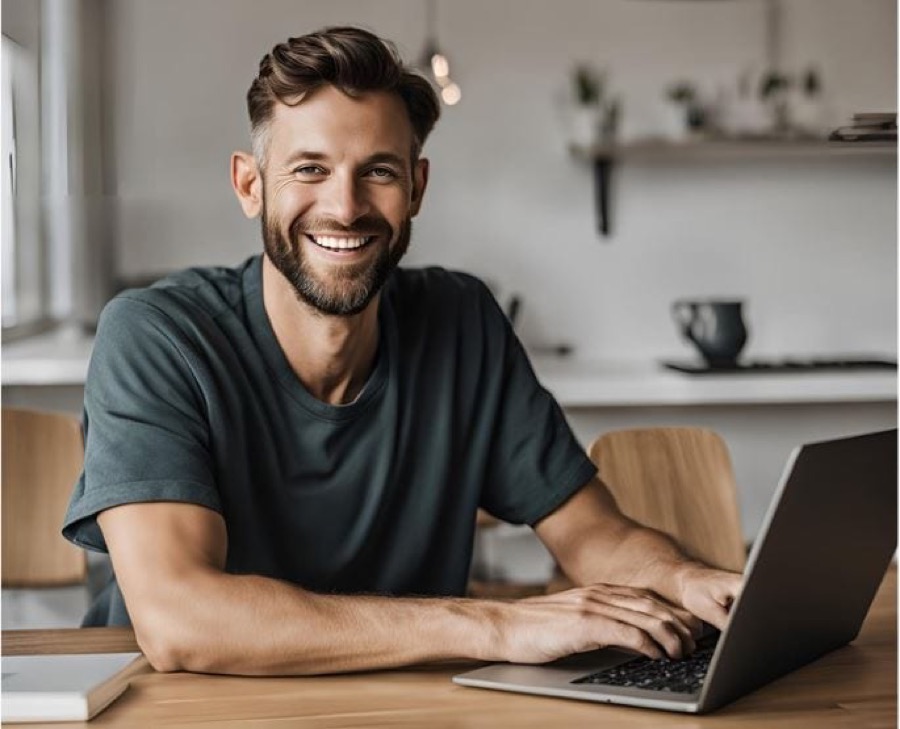 Dynamic Dutch student preparing for the inburgering exam